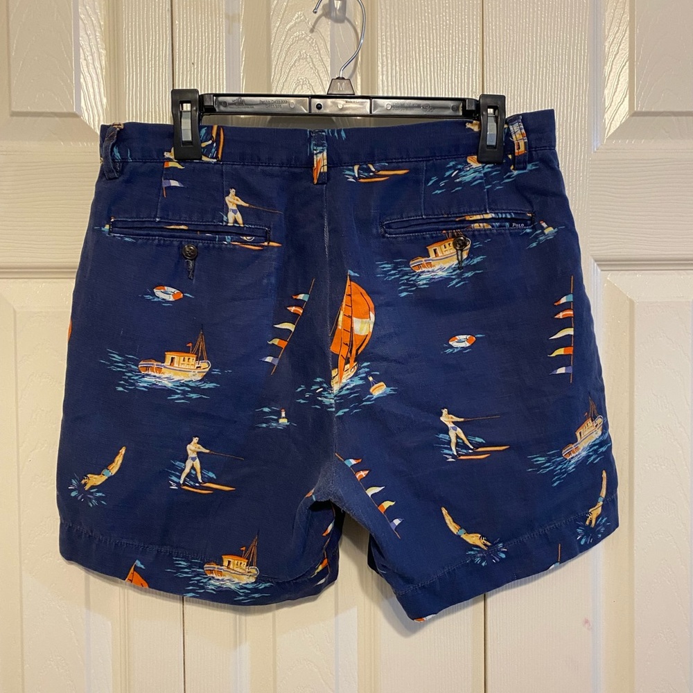 Polo Ralph Lauren Shorts Mens Size 31 Blue Navy